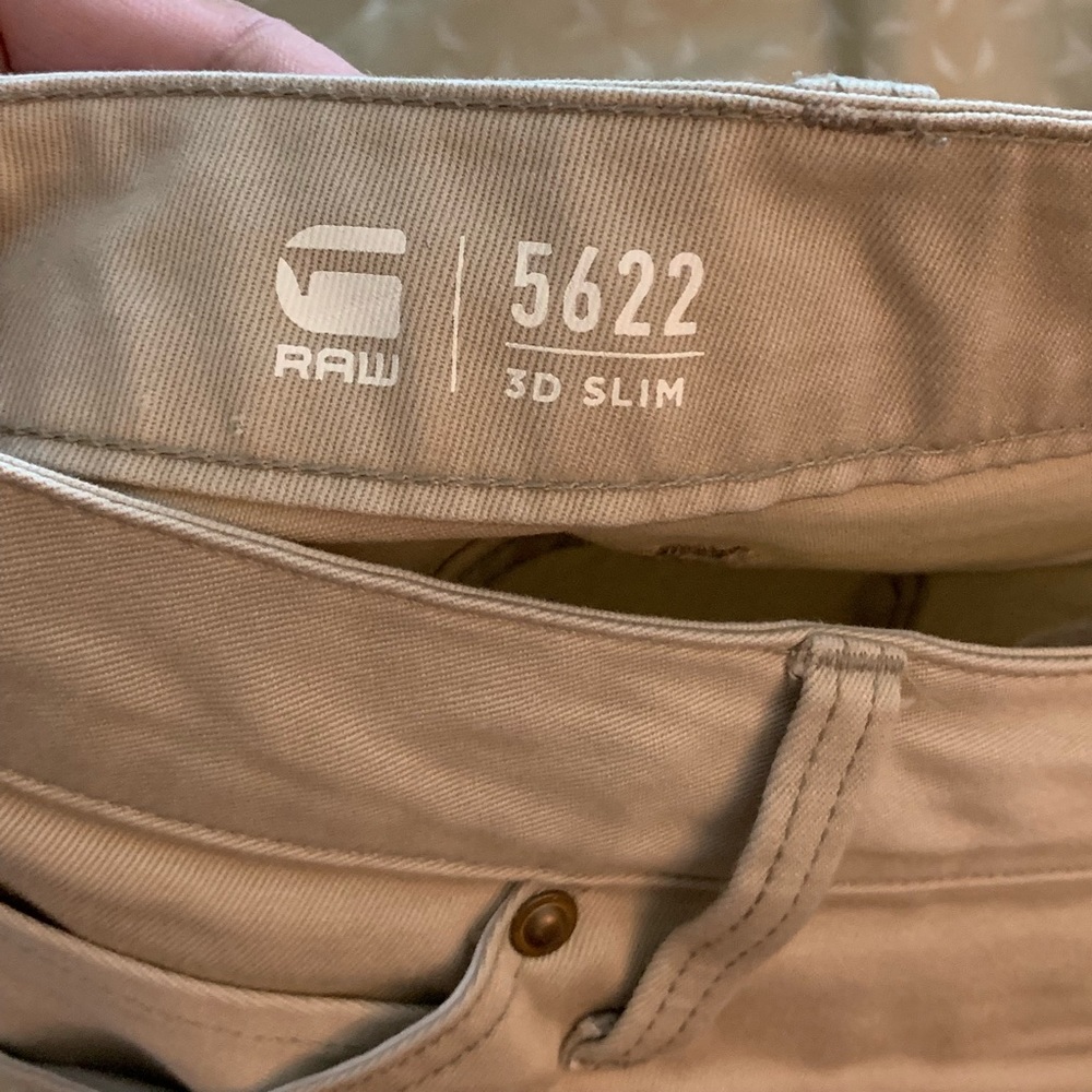 Men’s 5622 G-Star RAW slim fit twill pants